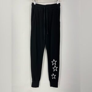 Sundry 0 XS Evereve Star Pocket Jogger Women 0020 black drawstring sweatpants